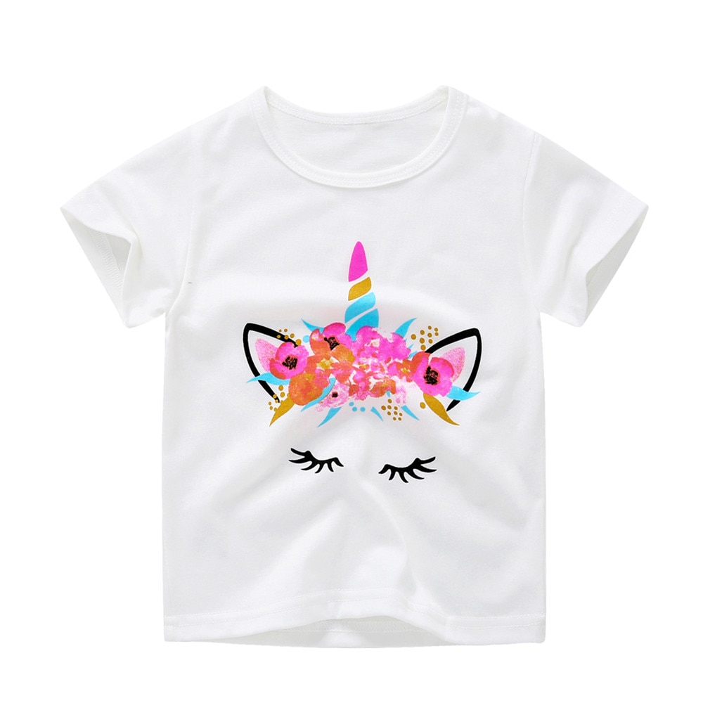 Unicorn Shirt Kids Casual Top